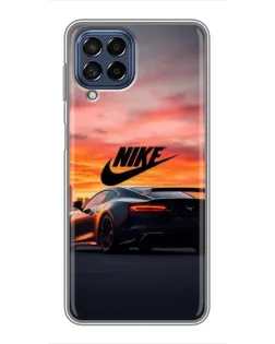Чехол для Samsung Galaxy M53 (5G) (M536B) с картинкой «Nike и суперкар»