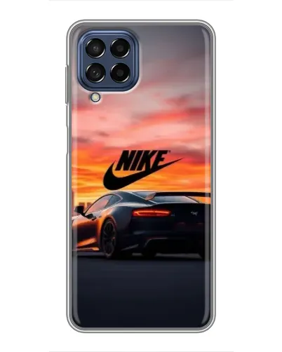 Чехол для Samsung Galaxy M53 (5G) (M536B) с картинкой «Nike и суперкар»