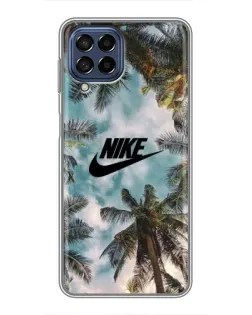 Чохол для Samsung Galaxy M53 (5G) (M536B) з картинкою «Тропічний принт Nike»