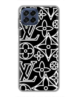 Чехол для Samsung Galaxy M53 (5G) (M536B) с картинкой «Черно-белый узор LV» Чехол для Samsung Galaxy M53 (5G) (M536B) с картинкой «Черно-белый узор LV»