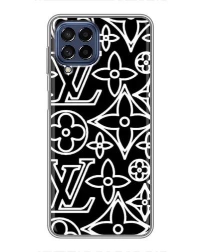 Чехол для Samsung Galaxy M53 (5G) (M536B) с картинкой «Черно-белый узор LV» Чехол для Samsung Galaxy M53 (5G) (M536B) с картинкой «Черно-белый узор LV»