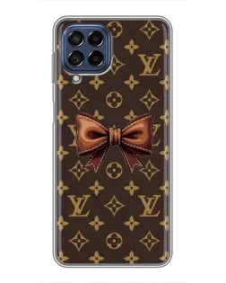 Чехол для Samsung Galaxy M53 (5G) (M536B) с картинкой «LV с бантом»