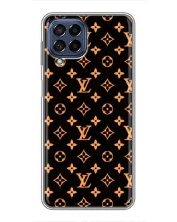 Чехол для Samsung Galaxy M53 (5G) (M536B) с картинкой «Золотая монограмма LV»