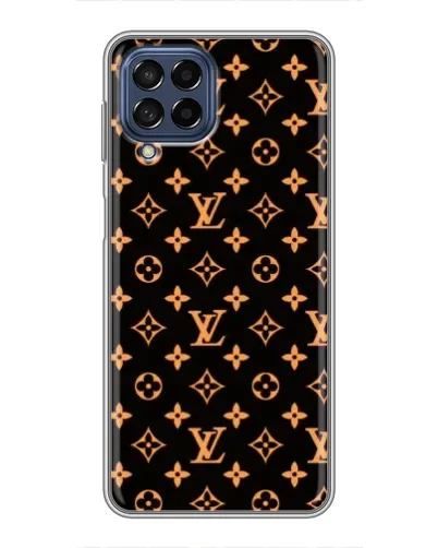 Чехол для Samsung Galaxy M53 (5G) (M536B) с картинкой «Золотая монограмма LV» Чехол для Samsung Galaxy M53 (5G) (M536B) с картинкой «Золотая монограмма LV»