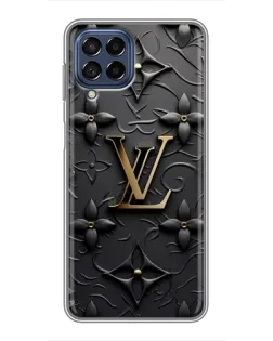 Чехол для Samsung Galaxy M53 (5G) (M536B) с картинкой «Кожаная текстура LV»