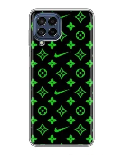 Чехол для Samsung Galaxy M53 (5G) (M536B) с картинкой «Неоновый принт LV»