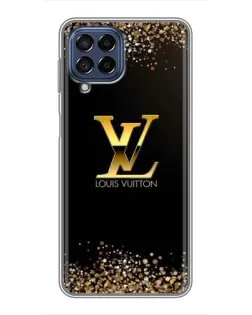 Чехол для Samsung Galaxy M53 (5G) (M536B) с картинкой «LV — золотые искры»