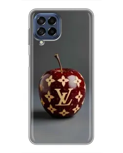 Чехол для Samsung Galaxy M53 (5G) (M536B) с картинкой «Красное яблоко LV»