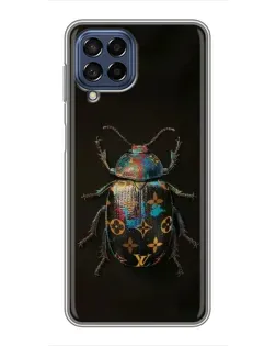 Чехол для Samsung Galaxy M53 (5G) (M536B) с картинкой «LV — мраморный принт»