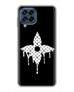 Чехол для Samsung Galaxy M53 (5G) (M536B) с картинкой «Цветочная монограмма»