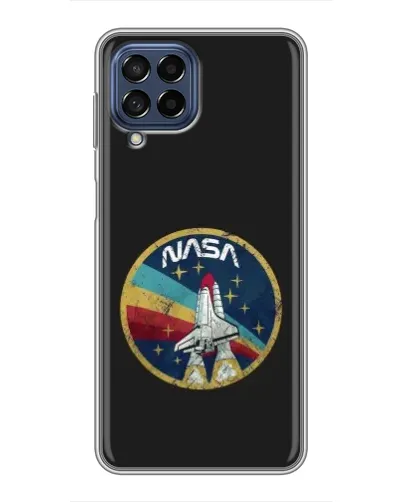 Чехол для Samsung Galaxy M53 (5G) (M536B) с картинкой «NASA — эмблема миссии»