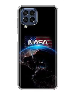 Чехол для Samsung Galaxy M53 (5G) (M536B) с картинкой «Земля из космоса NASA»