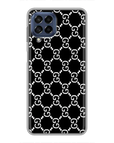 Чехол для Samsung Galaxy M53 (5G) (M536B) с картинкой «Gucci — сетчатый паттерн»