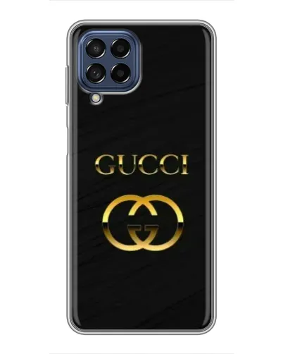 Чехол для Samsung Galaxy M53 (5G) (M536B) с картинкой «Золотой логотип Gucci»