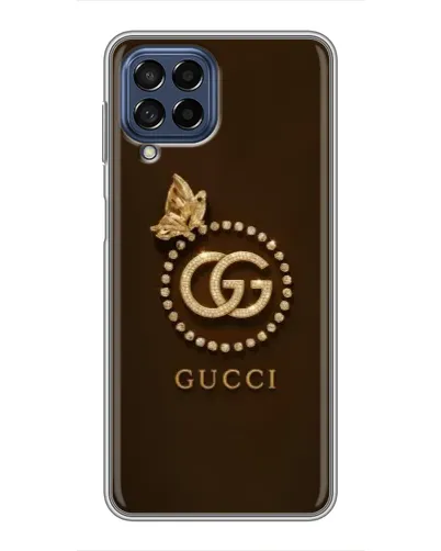 Чехол для Samsung Galaxy M53 (5G) (M536B) с картинкой «Gucci — золотая бабочка»