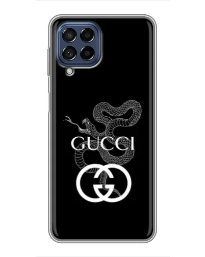 Чехол для Samsung Galaxy M53 (5G) (M536B) с картинкой «Gucci — серебряная змея»