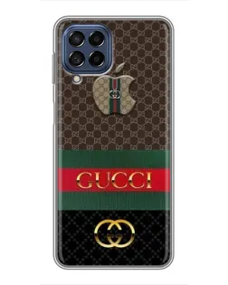 Чехол для Samsung Galaxy M53 (5G) (M536B) с картинкой «Gucci — брендированный десерт»