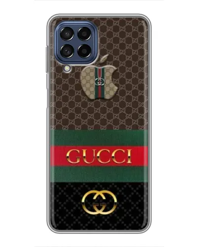 Чехол для Samsung Galaxy M53 (5G) (M536B) с картинкой «Gucci — брендированный десерт»