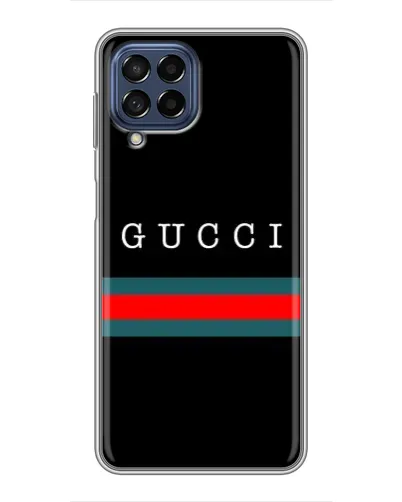 Чехол для Samsung Galaxy M53 (5G) (M536B) с картинкой «Gucci — красный пояс»