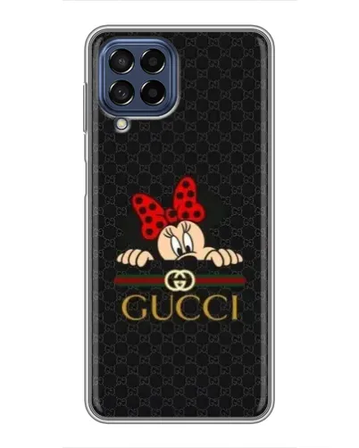 Чехол для Samsung Galaxy M53 (5G) (M536B) с картинкой «Минни Маус Gucci — черный»