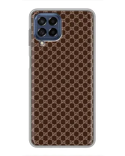 Чохол для Samsung Galaxy M53 (5G) (M536B) з картинкою «Gucci — шоколадна сітка»