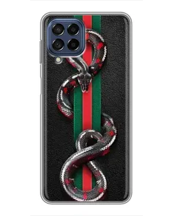 Чохол для Samsung Galaxy M53 (5G) (M536B) з картинкою «Gucci — змія на смузі»