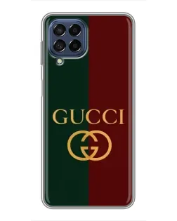 Чохол для Samsung Galaxy M53 (5G) (M536B) з картинкою «Gucci — темно-зелений градієнт»