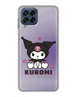 Чехол для Samsung Galaxy M53 (5G) (M536B) с картинкой «Kuromi — фиолетовый арт»