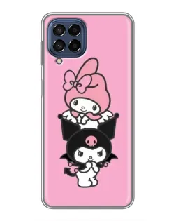 Чехол для Samsung Galaxy M53 (5G) (M536B) с картинкой «My Melody и Kuromi»