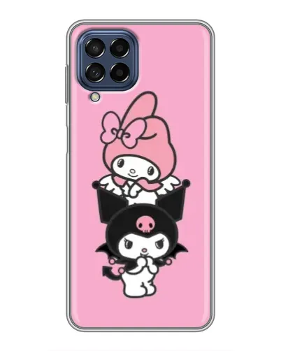 Чехол для Samsung Galaxy M53 (5G) (M536B) с картинкой «My Melody и Kuromi» Чехол для Samsung Galaxy M53 (5G) (M536B) с картинкой «My Melody и Kuromi»