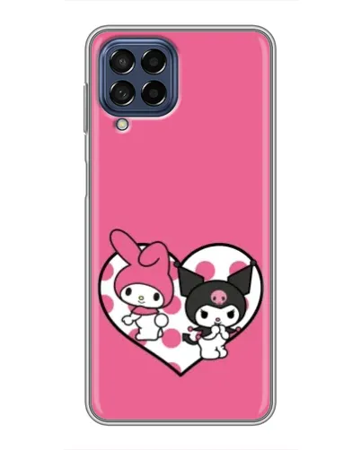 Чехол для Samsung Galaxy M53 (5G) (M536B) с картинкой «Kuromi и My Melody» Чехол для Samsung Galaxy M53 (5G) (M536B) с картинкой «Kuromi и My Melody»