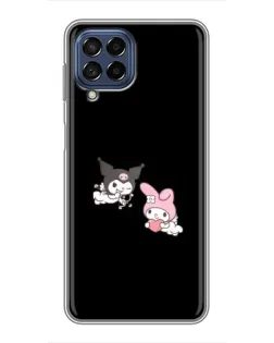 Чехол для Samsung Galaxy M53 (5G) (M536B) с картинкой «My Melody и Kuromi»