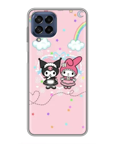 Чехол для Samsung Galaxy M53 (5G) (M536B) с картинкой «My Melody и Kuromi» Чехол для Samsung Galaxy M53 (5G) (M536B) с картинкой «My Melody и Kuromi»