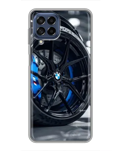 Чехол для Samsung Galaxy M53 (5G) (M536B) с картинкой «Колесо BMW вблизи» Чехол для Samsung Galaxy M53 (5G) (M536B) с картинкой «Колесо BMW вблизи»