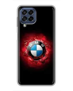 Чехол для Samsung Galaxy M53 (5G) (M536B) с картинкой «Логотип BMW — вспышка»