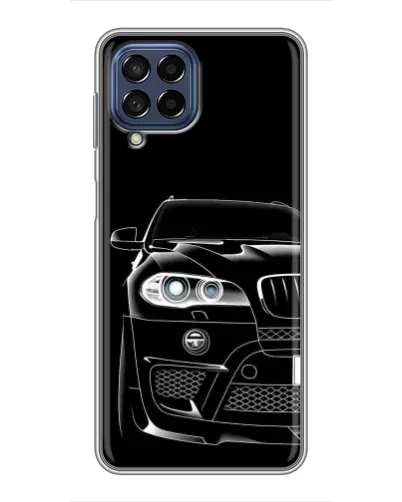 Чехол для Samsung Galaxy M53 (5G) (M536B) с картинкой «Темный силуэт BMW» Чехол для Samsung Galaxy M53 (5G) (M536B) с картинкой «Темный силуэт BMW»