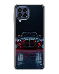 Чехол для Samsung Galaxy M53 (5G) (M536B) с картинкой «BMW на мокрой дороге»