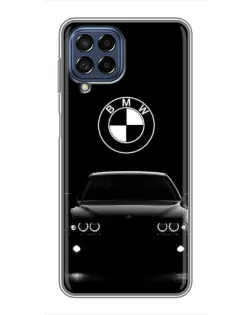 Чехол для Samsung Galaxy M53 (5G) (M536B) с картинкой «BMW — взгляд из темноты»