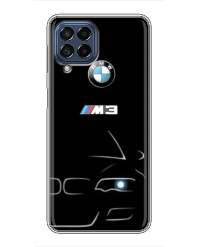 Чехол для Samsung Galaxy M53 (5G) (M536B) с картинкой «Минималистичный принт BMW M3» Чехол для Samsung Galaxy M53 (5G) (M536B) с картинкой «Минималистичный принт BMW M3»