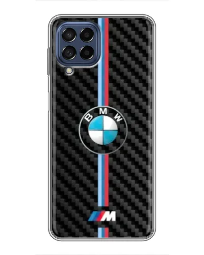 Чехол для Samsung Galaxy M53 (5G) (M536B) с картинкой «Эмблема BMW и карбон» Чехол для Samsung Galaxy M53 (5G) (M536B) с картинкой «Эмблема BMW и карбон»