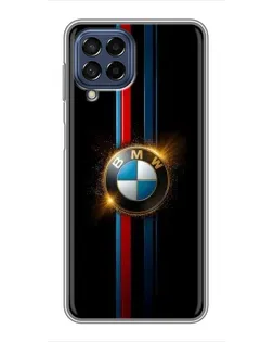 Чехол для Samsung Galaxy M53 (5G) (M536B) с картинкой «BMW M-Power неон»