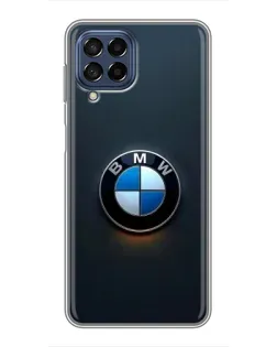 Чехол для Samsung Galaxy M53 (5G) (M536B) с картинкой «Логотип BMW — минимализм»