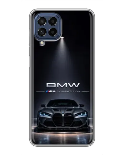 Чохол для Samsung Galaxy M53 (5G) (M536B) з картинкою «BMW крізь нічне місто» Чохол для Samsung Galaxy M53 (5G) (M536B) з картинкою «BMW крізь нічне місто»