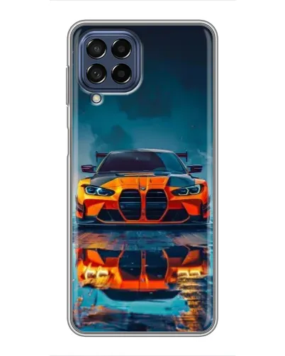 Чохол для Samsung Galaxy M53 (5G) (M536B) з картинкою «BMW — золота емблема» Чохол для Samsung Galaxy M53 (5G) (M536B) з картинкою «BMW — золота емблема»