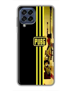 Чехол для Samsung Galaxy M53 (5G) (M536B) с картинкой «PUBG — камуфляжный шлем»