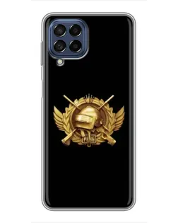 Чехол для Samsung Galaxy M53 (5G) (M536B) с картинкой «PUBG — оранжевый градиент»