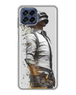 Чехол для Samsung Galaxy M53 (5G) (M536B) с картинкой «PUBG — боец в пыли»
