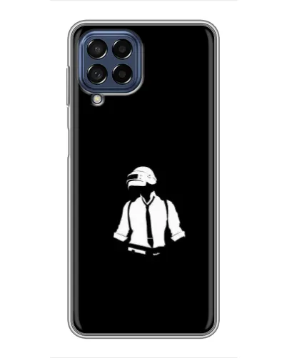 Чехол для Samsung Galaxy M53 (5G) (M536B) с картинкой «PUBG — белый шлем» Чехол для Samsung Galaxy M53 (5G) (M536B) с картинкой «PUBG — белый шлем»