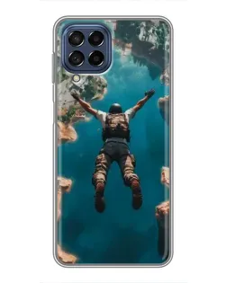 Чехол для Samsung Galaxy M53 (5G) (M536B) с картинкой «PUBG — свободное падение»