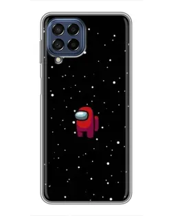 Чехол для Samsung Galaxy M53 (5G) (M536B) с картинкой «Красный Among Us»